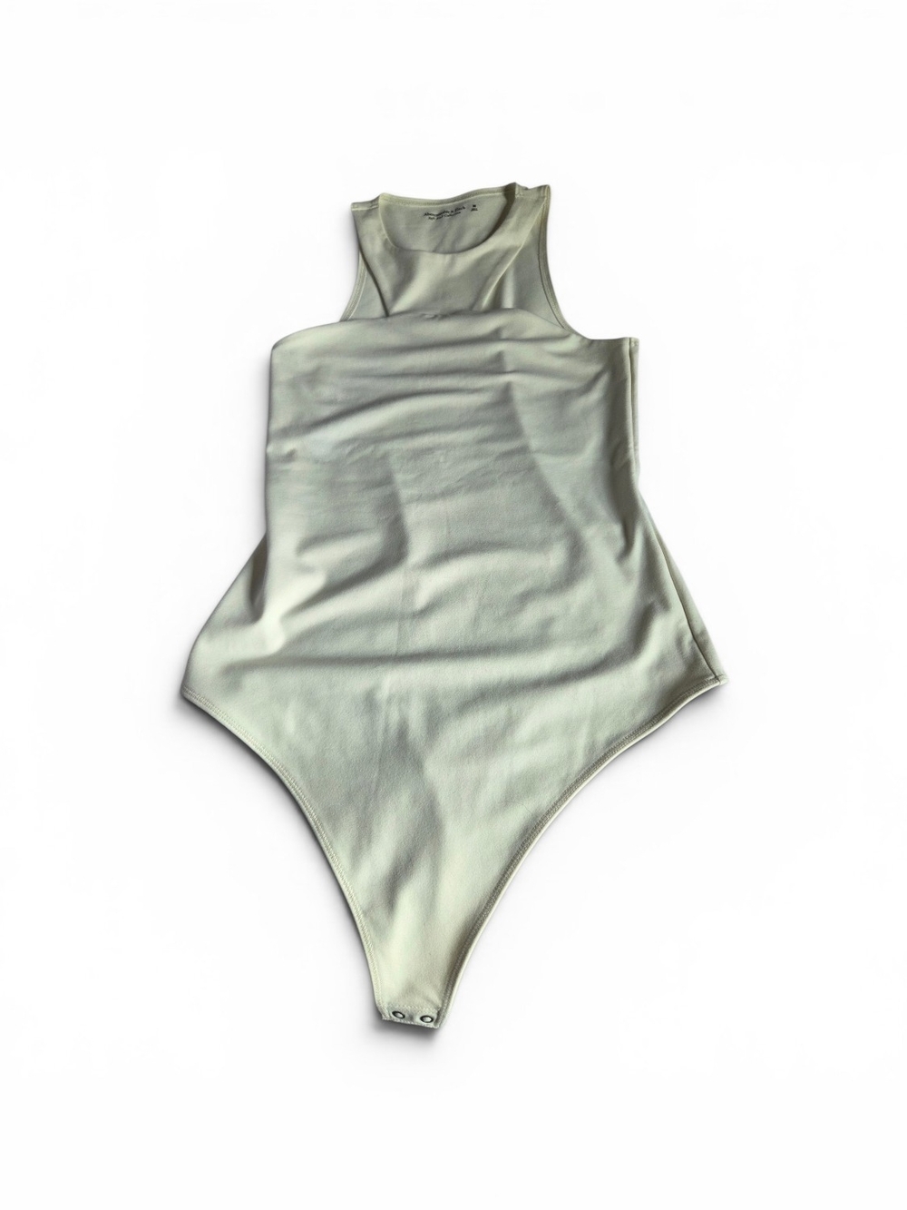 Abercrombie & Fitch  Cream Ribbed Tank Bodysuit